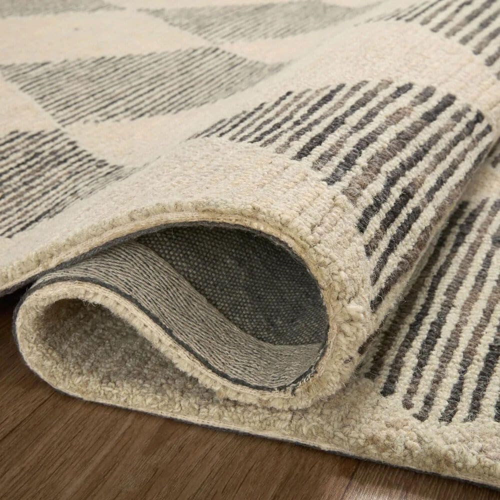 Chris Loves Julia x Loloi Francis 2&#39;6&quot; x 7&#39;6&quot; Beige and Charcoal Runner, , large