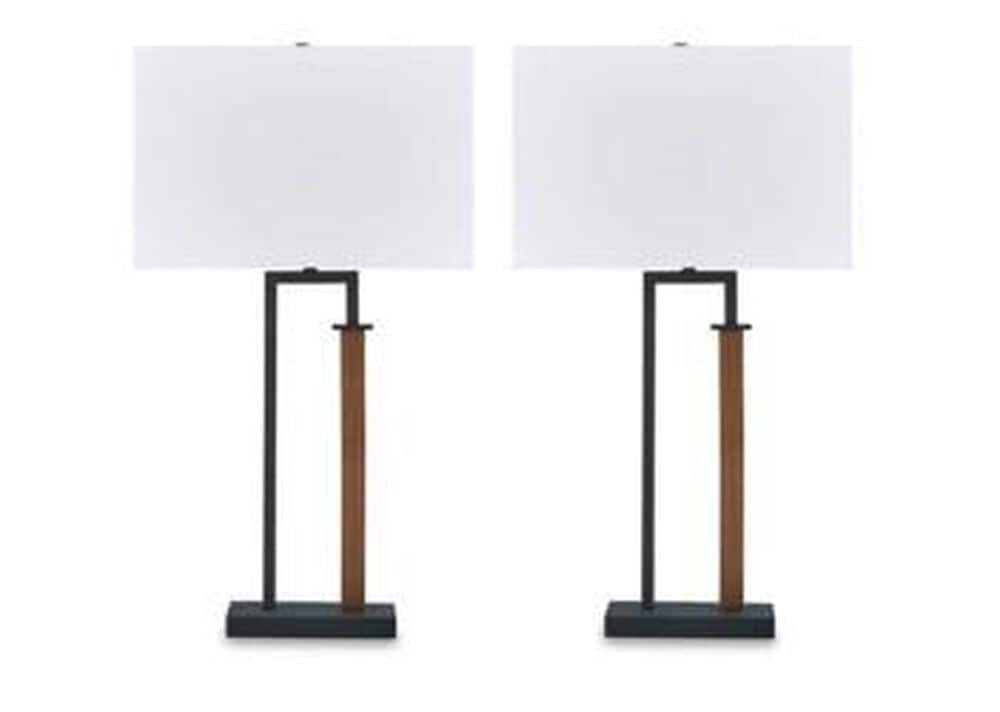 Signature Design by Ashley Voslen Room Group Pair Of Lamps, , large