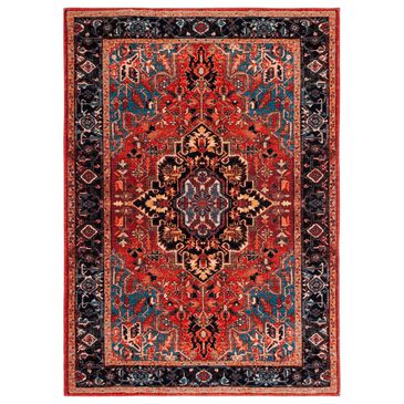 Safavieh Riviera 7"9" x 10" Red and Blue Area Rug, , large