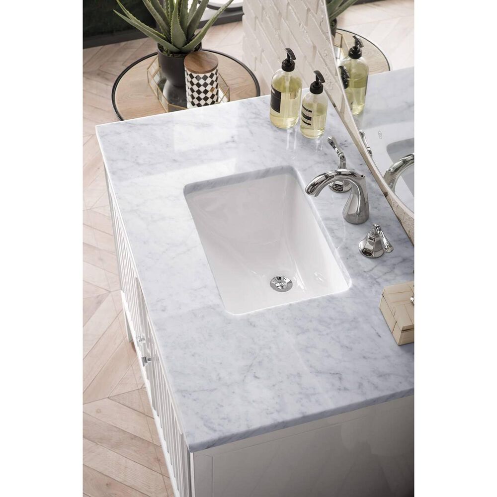 James Martin Athens 36&quot; Single Vanity Base in Bright White, , large