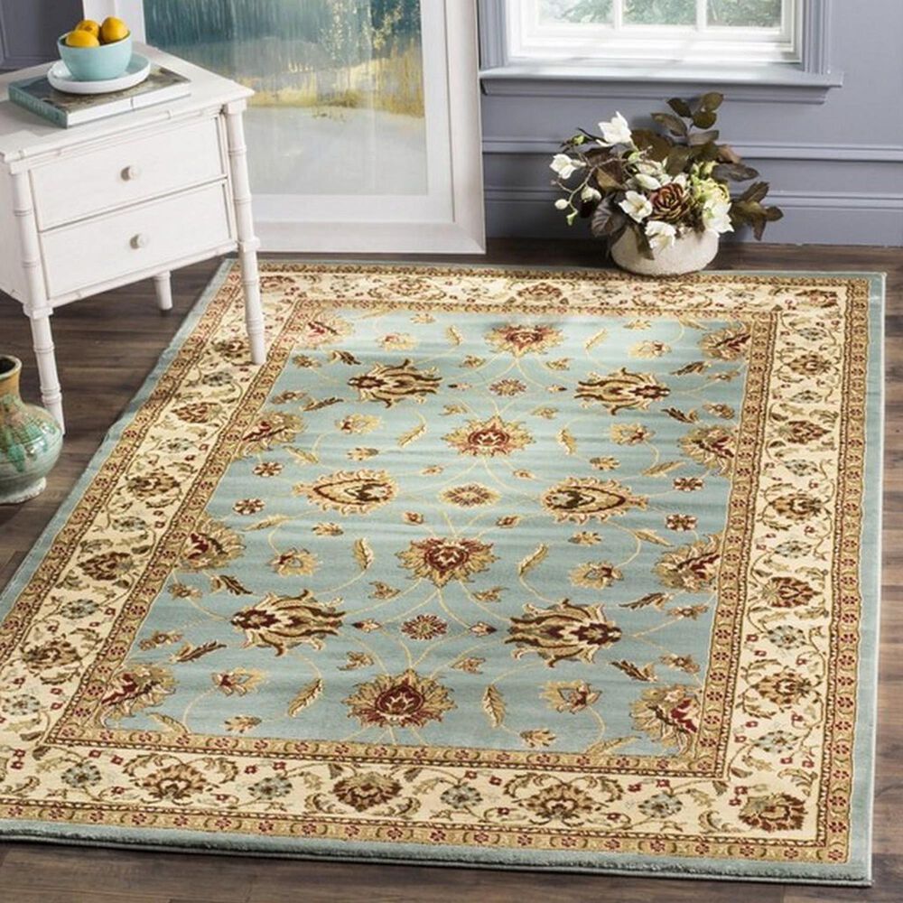 Safavieh Lyndhurst LNH553 4&#39; x 6&#39; Blue and Ivory Area Rug, , large