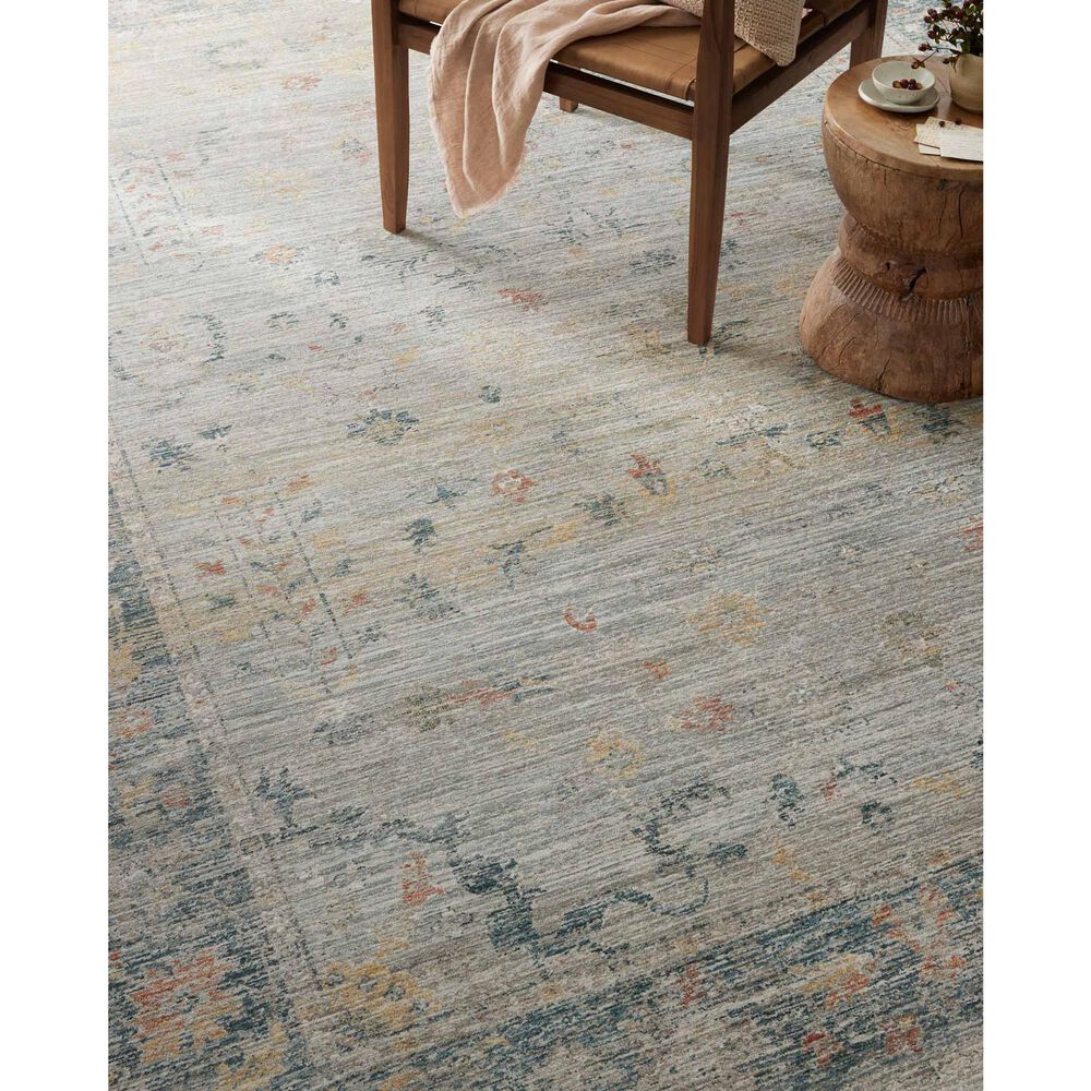 Magnolia Home Millie 3&#39;6&quot; x 5&#39;6&quot; Slate and Multicolor Area Rug, , large