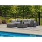 Signature Design by Ashley Petal Road 4-Piece Patio Sectional Set in Gray, , large