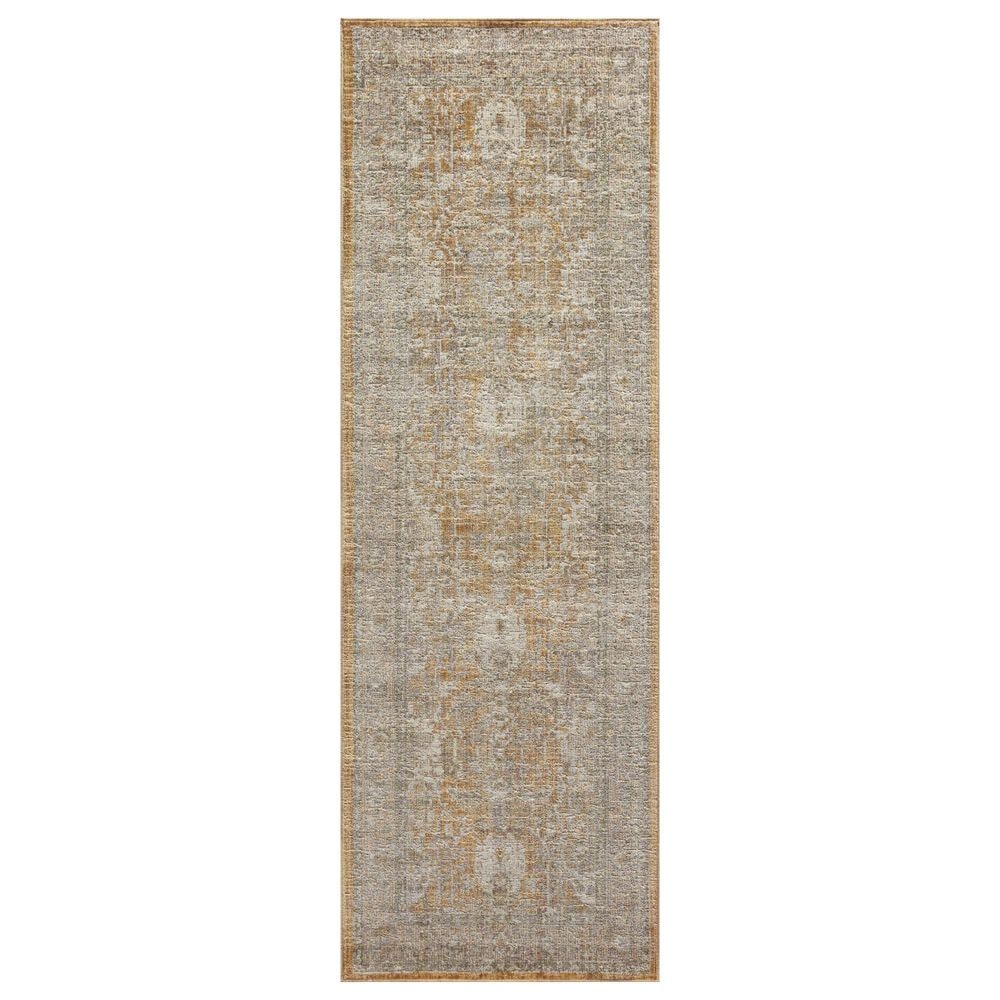 Chris Loves Julia x Loloi Rosemarie 2&#39;7&quot; x 12&#39; Gold and Sand Runner, , large