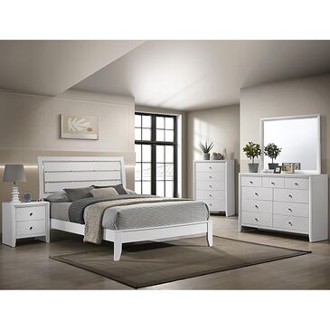 Claremont Evan 5-Drawer Chest in White, , large