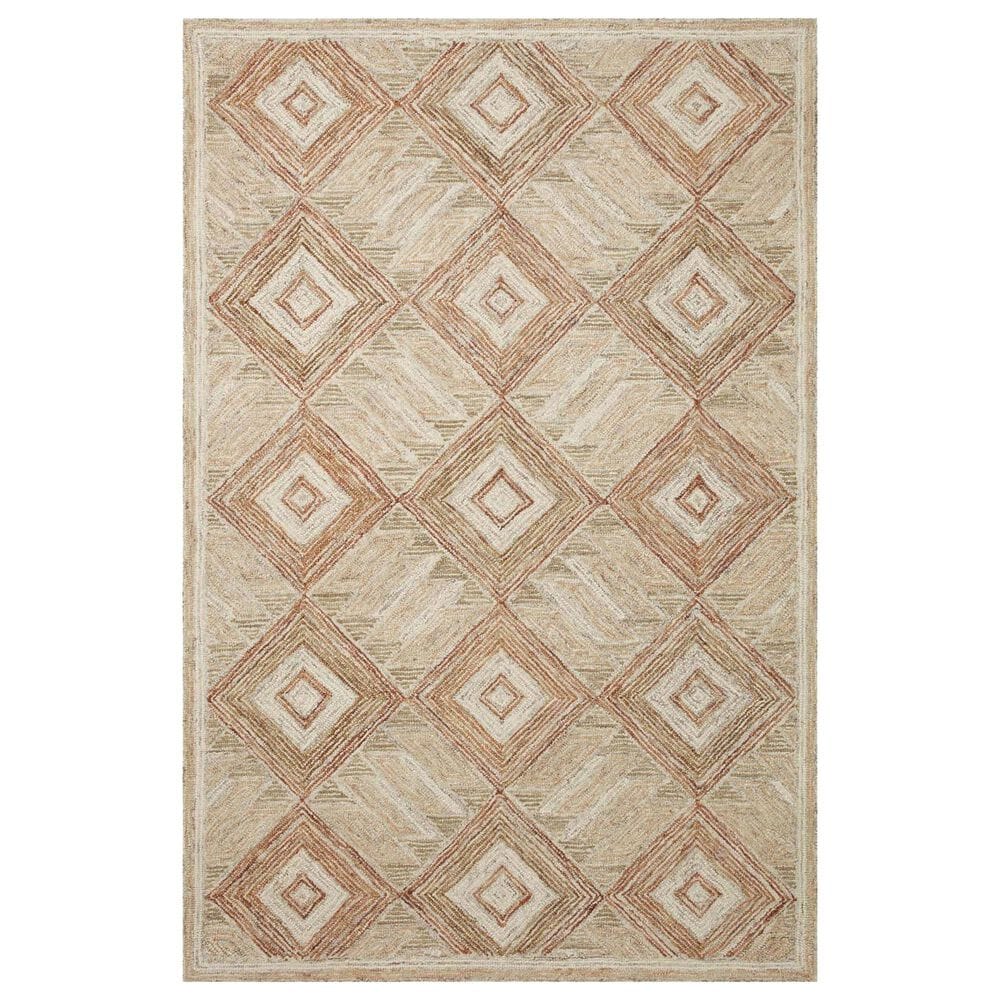 Loloi II Varena 9"3" x 13" Sand and Clay Area Rug, , large