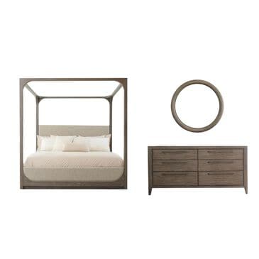 Chapel Hill Griffith 3 Piece Queen Bedroom Set in Gray, , large