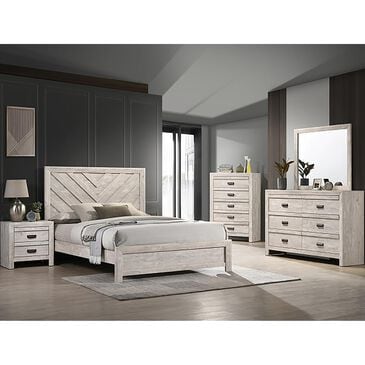 Claremont Valor 4-Piece Full Bedroom Set in Light Gray, , large