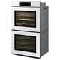 Samsung Bespoke 30" Double Electric Wall Oven with Convection in White Glass, , large