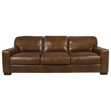 Softline Leather Sofa in Splendor Chestnut, , large