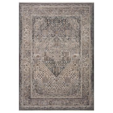 Loloi Lyra 11"6" x 15"7" Denim and Pebble Area Rug, , large