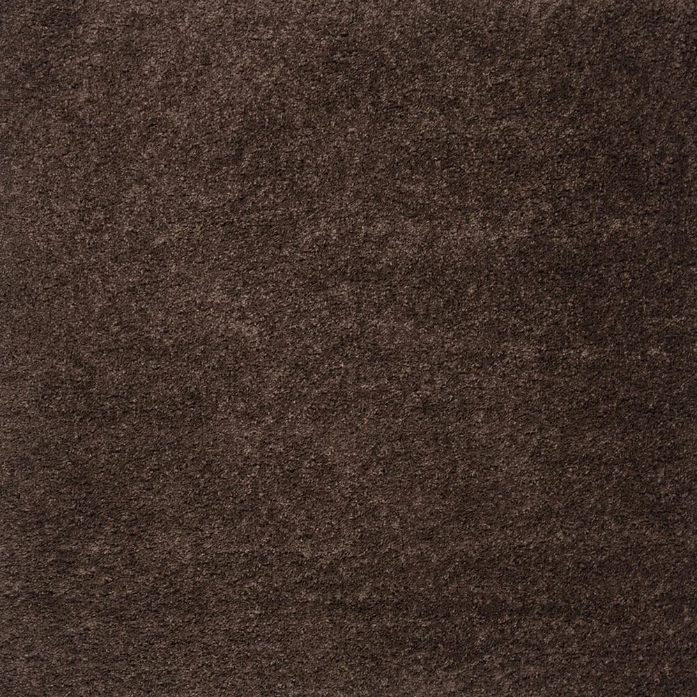 Safavieh August Shag 5&#39;3&quot; Round Brown Area Rug, , large