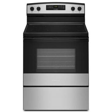 Amana 30" Electric Range with Extra-Large Oven Window in Stainless Steel, , large