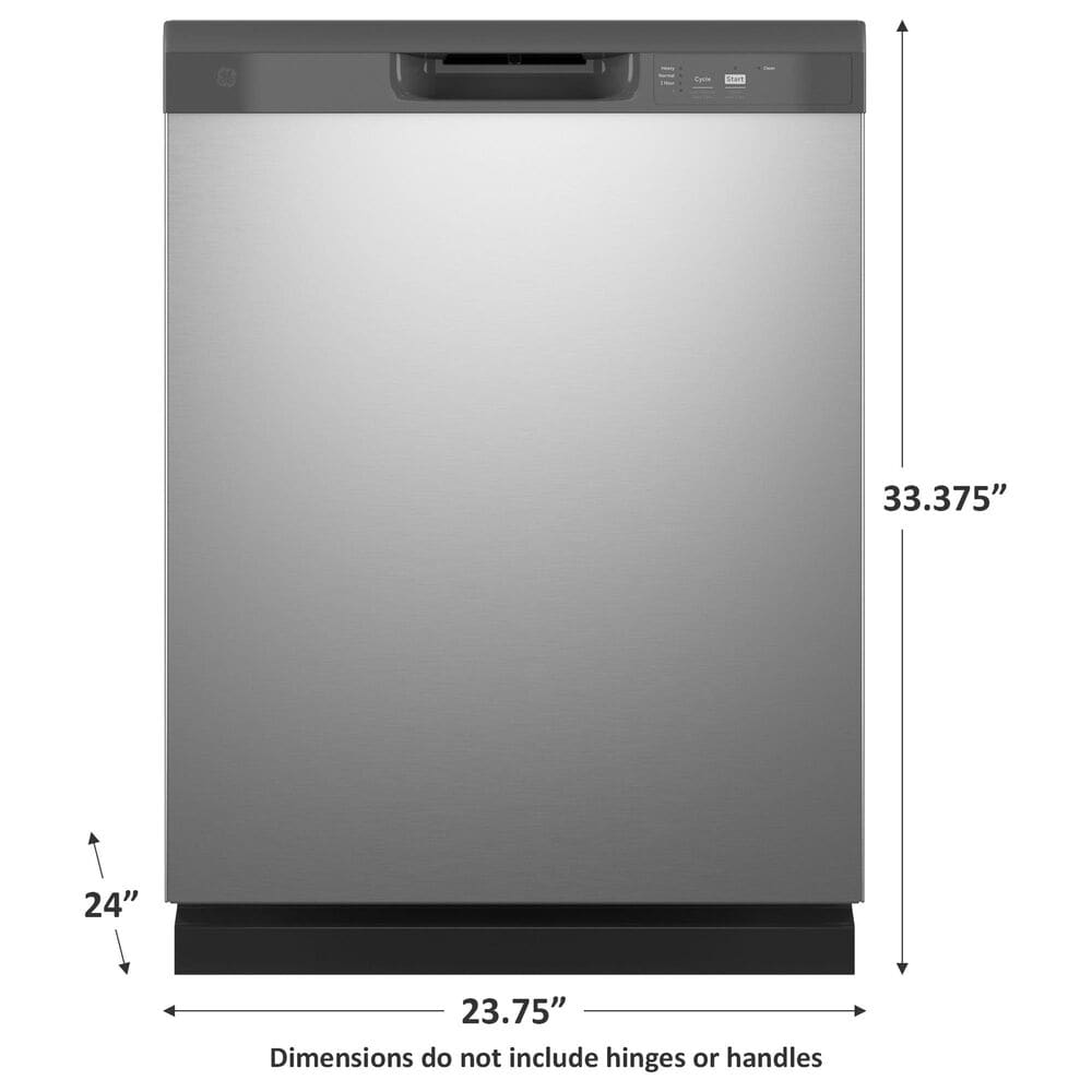 GE Appliances 24&quot; Electronic Touch Built-In Dishwasher in Stainless Steel, , large