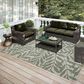 Dalyn Rug Company Sedona 10" x 14" Fernway Indoor/Outdoor Area Performance Rug, , large