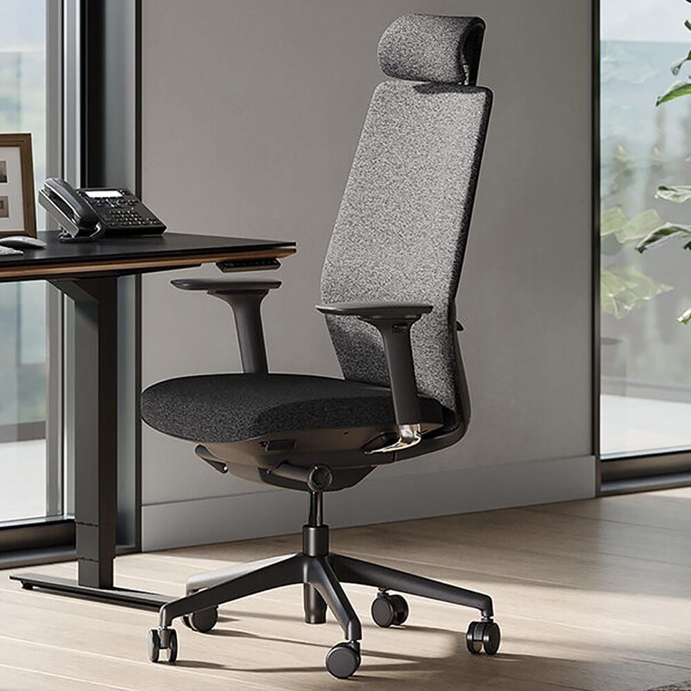 BDI Coda Task Chair in Black, , large