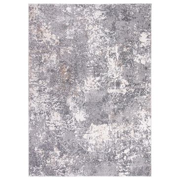 Safavieh Aston ASN715 4" x 6" Light Grey and Grey Area Rug, , large