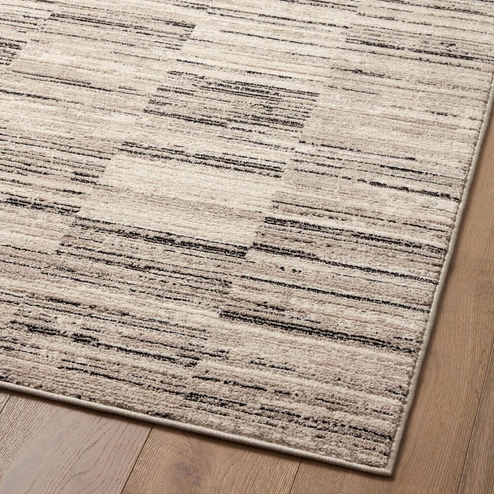 Loloi II Darby 4&#39; x 6&#39; Charcoal and Sand Area Rug, , large