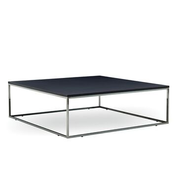 37B Legato Coffee Table in Black and Chrome, , large