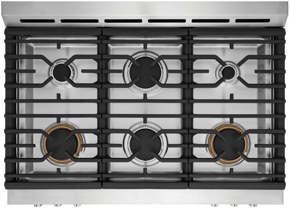 Frigidaire Gallery 36&quot; Gas Range with Air Fry in Stainless Steel, , large