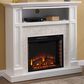 Southern Enterprises Buegan Electric Media Fireplace Console in White, , large