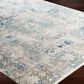 Surya Solar 6"7" x 9"6" Dark Blue, Charcoal, Light Gray, White and Saffron Area Rug, , large