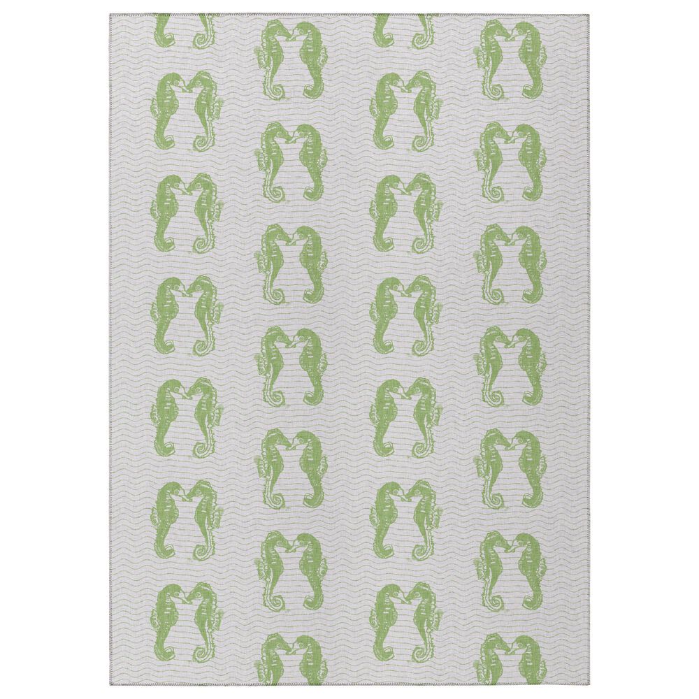 Dalyn Rug Company Seabreeze Animal Print 10" x 14" Lime-in Area Rug, , large