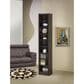 Pacific Landing Narrow Bookcase in Dark Wood, , large