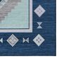 Dalyn Rug Company Phoenix 10" x 14" Denim Indoor/Outdoor Area Rug, , large