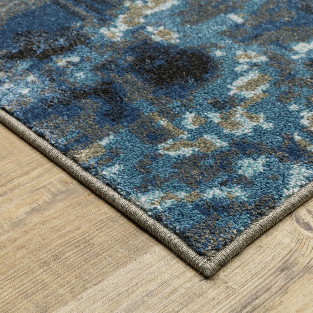 Oriental Weavers Venice Modena 9&#39;10&quot; x 12&#39;10&quot; Blue and Beige Area Rug, , large