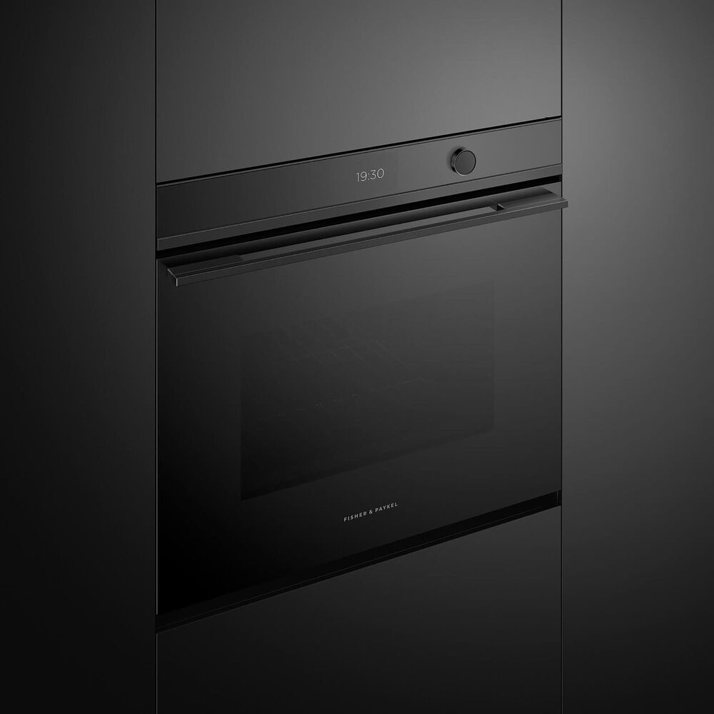 Fisher and Paykel 30&quot; Electric Single Wall Oven with Digital and Knobs Control in Black, , large