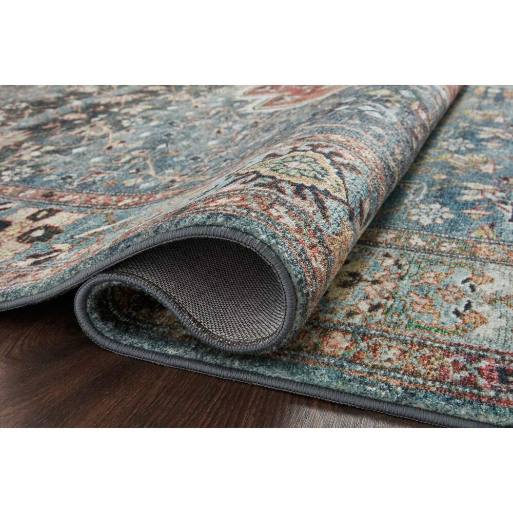 Loloi II Margot 7&#39;6&quot; x 9&#39;6&quot; Ocean and Brick Area Rug, , large