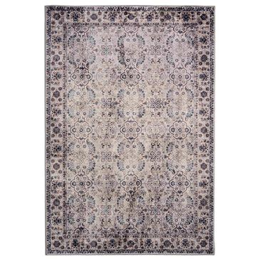 Central Oriental Trisha Yearwood Belmont Damond 7"10" x 9"6" Light Grey and Grey Area Rug, , large