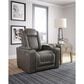 Signature Design by Ashley HyllMont Power Recliner with Power Headrest in Gray, , large