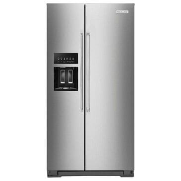 KitchenAid 22.6 Cu. Ft. Side-By-Side Refrigerator in Stainless Steel, , large