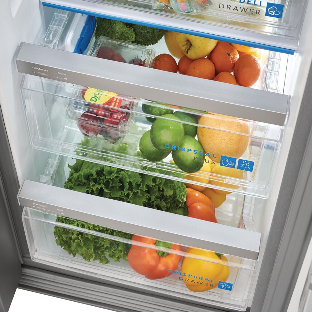 Frigidaire Gallery 25.6 Cu. Ft. 36&quot; Standard Depth Side-by-Side Refrigerator in Stainless Steel, , large