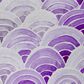 Dalyn Rug Company Seabreeze Geometric 8" Round Violet Area Rug, , large