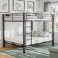 Furniture of America Francis Queen over Queen Bunk Bed in Black, , large