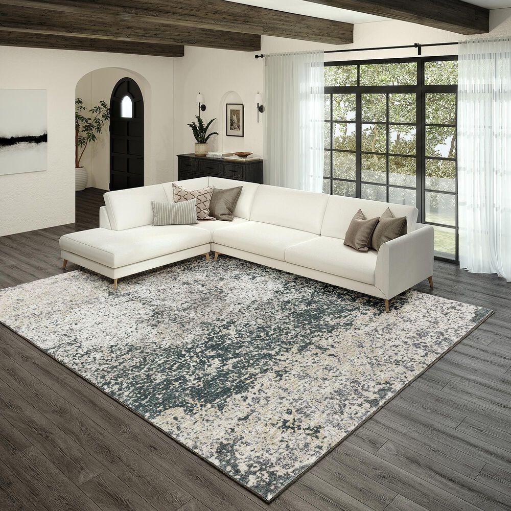 Dalyn Rug Company Winslow 10&#39; x 14&#39; Graphite Indoor/Outdoor Area Rug, , large