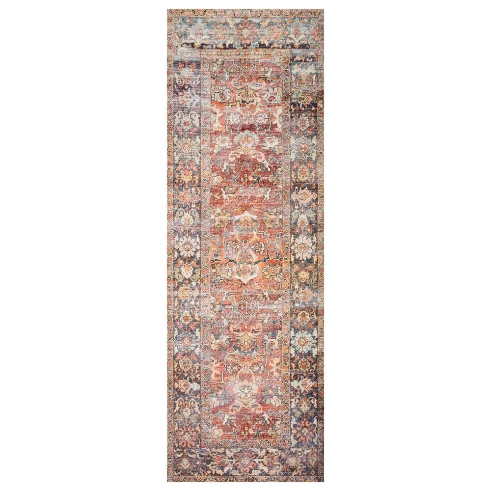 Loloi II Layla LAY-02 2"6" x 12" Spice and Marine Runner, , large