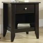 Sauder Shoal Creek 1 Drawer Nightstand in Jamocha, , large