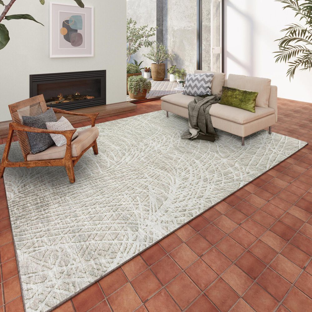 Dalyn Rug Company Winslow WL2TP 10&#39; x 14&#39; Taupe Indoor/Outdoor Area Rug, , large