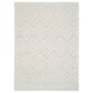 Nourison Versatile 4" x 6" Ivory and White Indoor/Outdoor Area Rug, , large