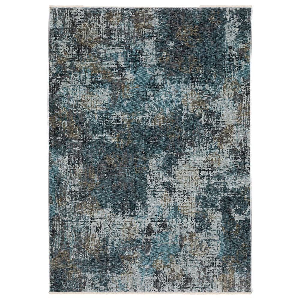 Oriental Weavers Hayden 5"3" x 7"6" Blue and Grey Area Rug, , large