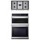 LG 2-Piece Kitchen Package with 30" Electric Wall Oven and Gas Cooktop in Stainless Steel, , large