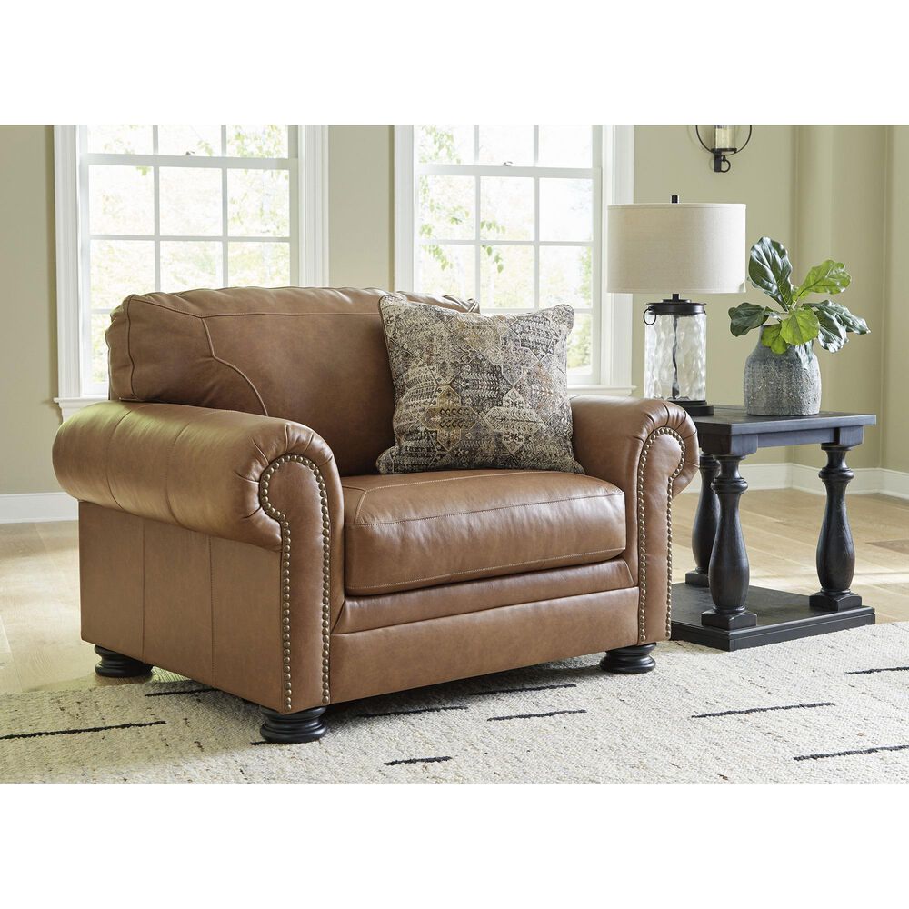 Signature Design by Ashley Carianna Oversized Chair in Caramel, , large
