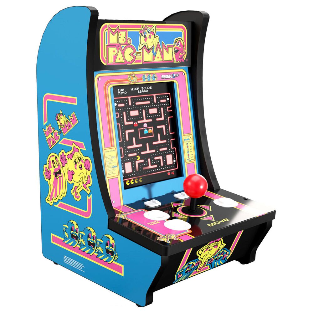 Arcade1Up Ms. PacMan Countercade 5 Games in Blue | Shop NFM