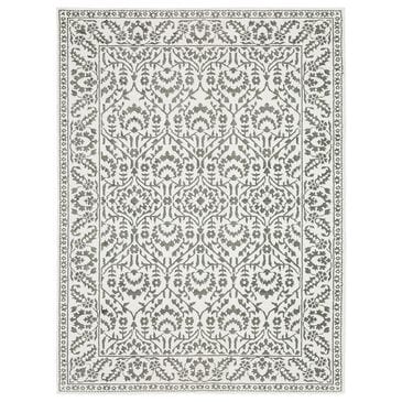 Oriental Weavers Montecito Floral 3"3" x 5" Gray Area Rug, , large