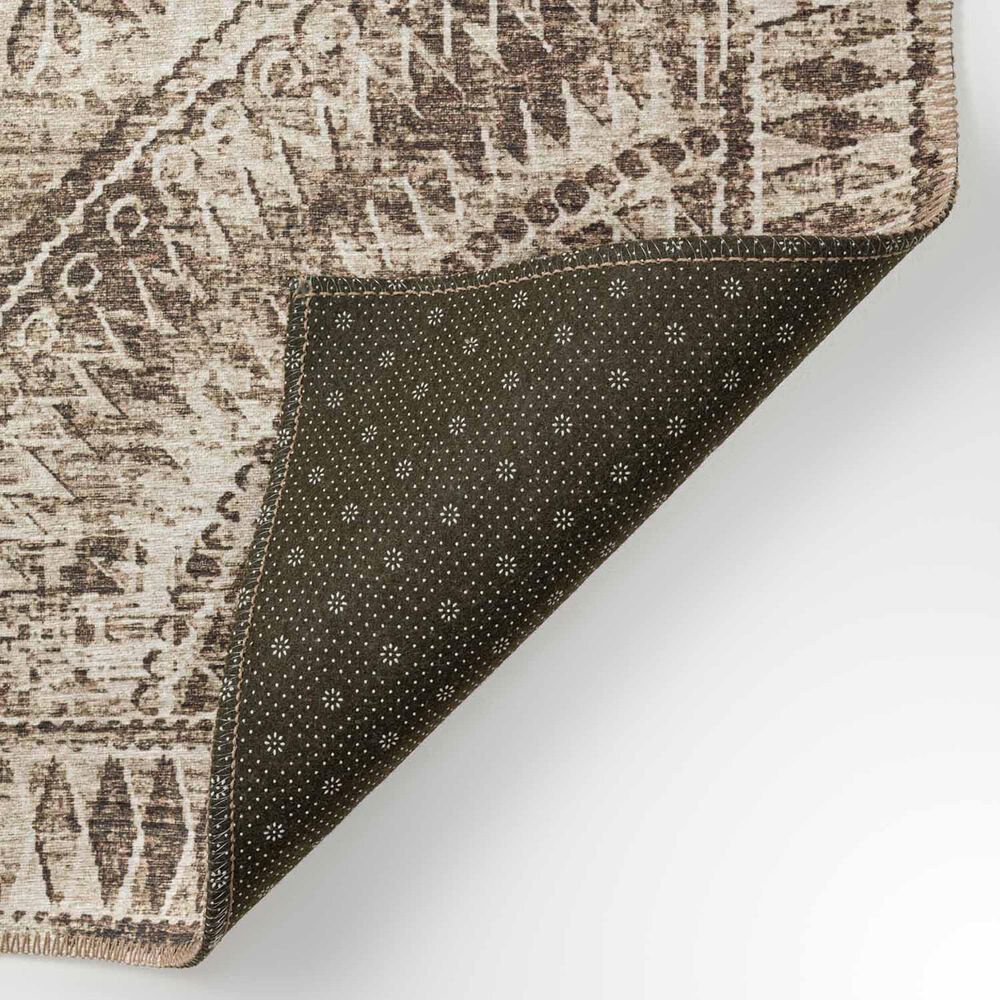 Dalyn Rug Company Sedona Oriental 2&#39;3&quot; x 10&#39; Taupe Indoor/Outdoor Performance Runner, , large