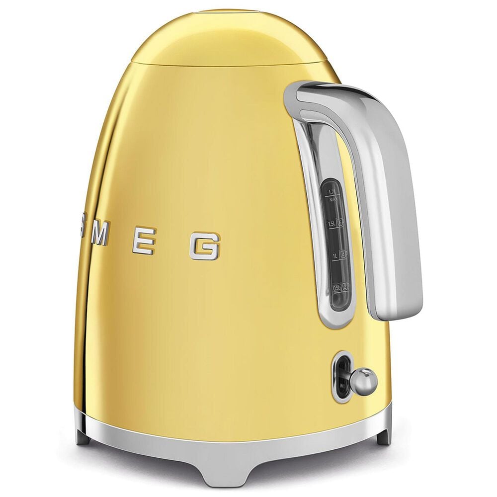 Smeg 7-Cup Stainless Steel Retro Style Electric Kettle in Gold, , large